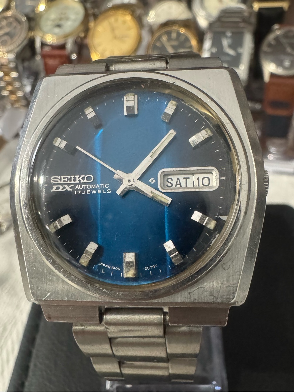 Seiko DX Blue Dial Stainless Steel Automatic Watch